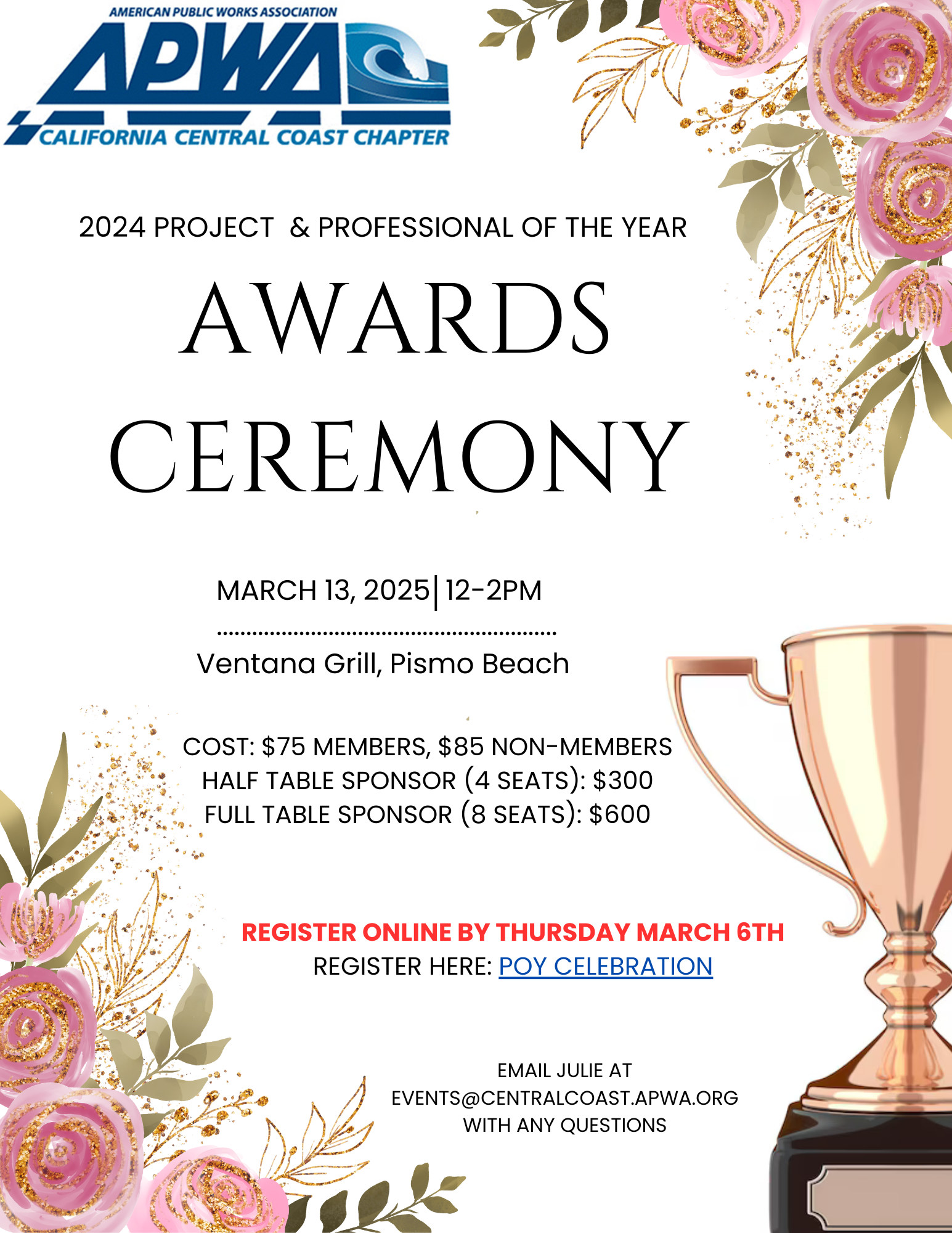 2024 POY Event – APWA California Central Coast Chapter